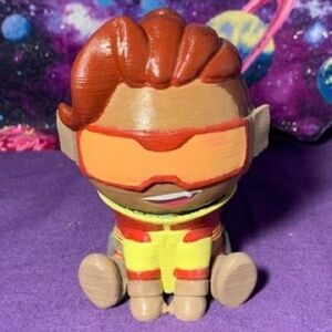 Invincible Rex Splode PLA “Plush” Figure Painted Goggles